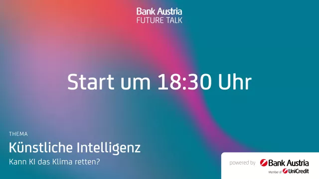 Bank Austria Future Talk Startgrafik