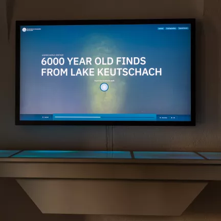 touchscreen auf der wand